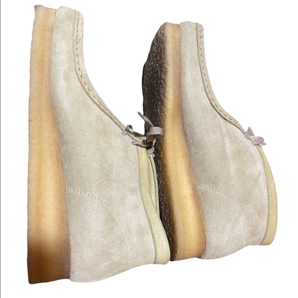 Clarks Original Wallabee Leather Chukka Ankle Boots - Picture 4 of 16